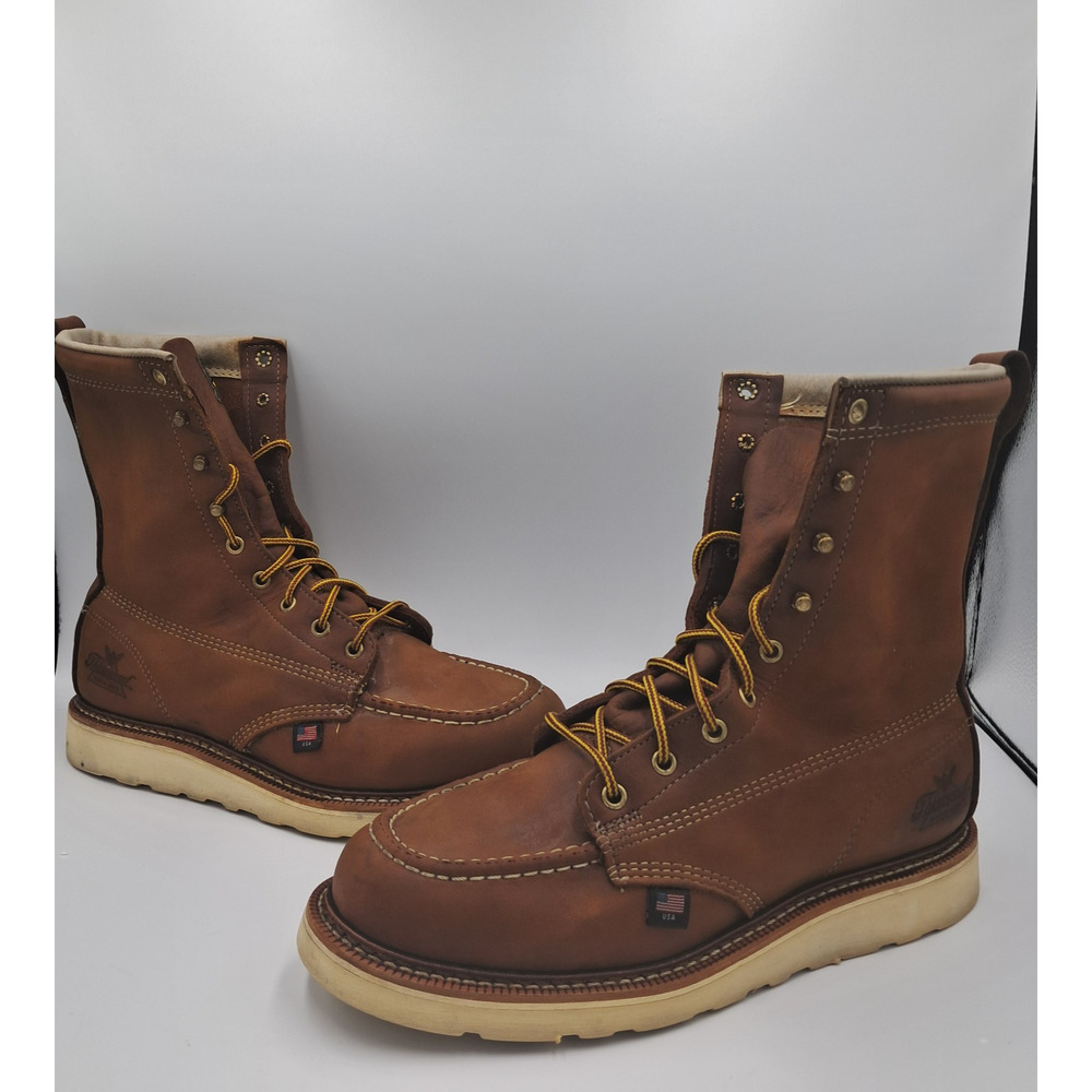 Size 9 - Thorogood American Heritage 8" Trail Crazy Horse Moc Toe Max Wedge